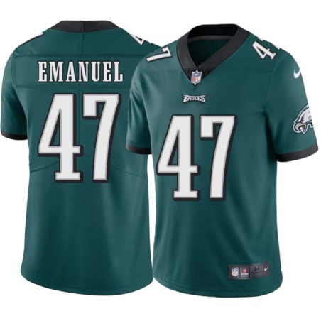 Charles Emanuel #47 Eagles Cheap Green Jersey