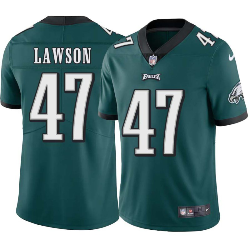 Gerard Lawson #47 Eagles Cheap Green Jersey