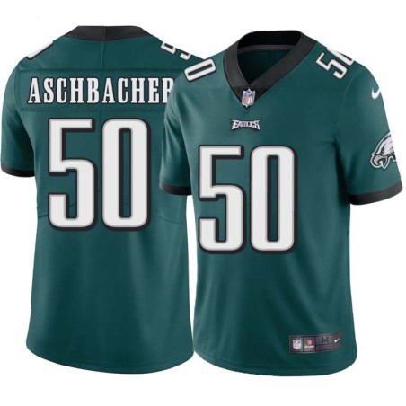 Darrel Aschbacher #50 Eagles Cheap Green Jersey