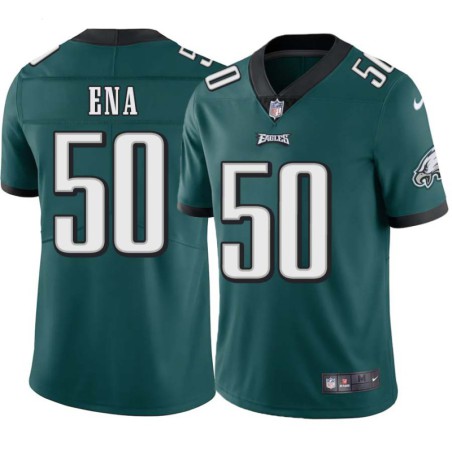 Justin Ena #50 Eagles Cheap Green Jersey