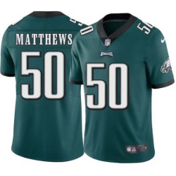 Casey Matthews #50 Eagles Cheap Green Jersey