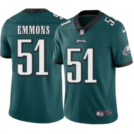 Carlos Emmons #51 Eagles Cheap Green Jersey