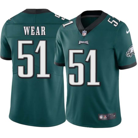 Bob Wear #51 Eagles Cheap Green Jersey