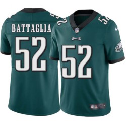 Matt Battaglia #52 Eagles Cheap Green Jersey