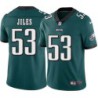 Dwayne Jiles #53 Eagles Cheap Green Jersey