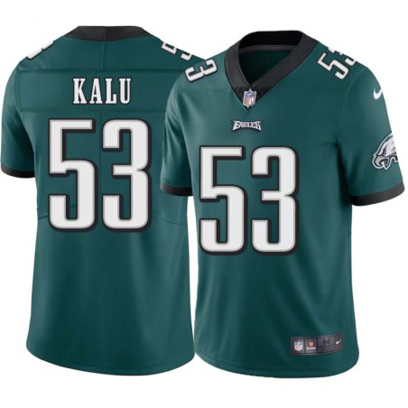 N.D. Kalu #53 Eagles Cheap Green Jersey