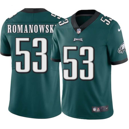 Bill Romanowski #53 Eagles Cheap Green Jersey