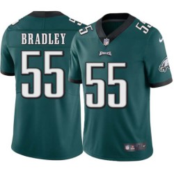 Stewart Bradley #55 Eagles Cheap Green Jersey