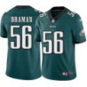 Bryan Braman #56 Eagles Cheap Green Jersey