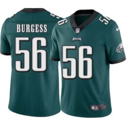 Derrick Burgess #56 Eagles Cheap Green Jersey