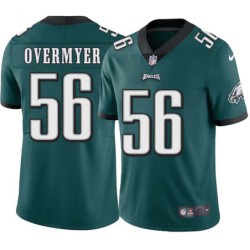 Bill Overmyer #56 Eagles Cheap Green Jersey