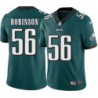 Jerry Robinson #56 Eagles Cheap Green Jersey