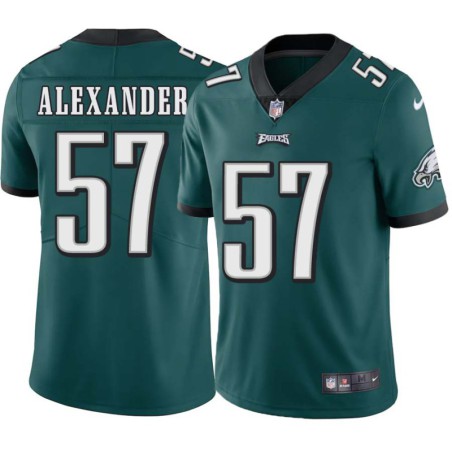 D.J. Alexander #57 Eagles Cheap Green Jersey