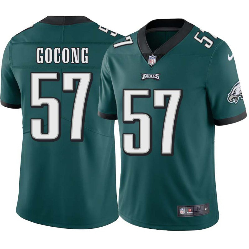 Chris Gocong #57 Eagles Cheap Green Jersey