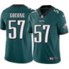 Chris Gocong #57 Eagles Cheap Green Jersey