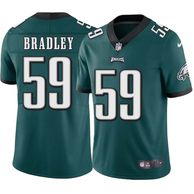 Carlos Bradley #59 Eagles Cheap Green Jersey