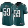 Justin Ena #59 Eagles Cheap Green Jersey