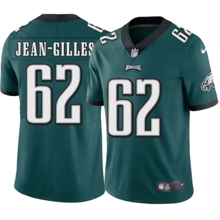 Max Jean-Gilles #62 Eagles Cheap Green Jersey