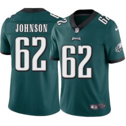 Ron Johnson #62 Eagles Cheap Green Jersey