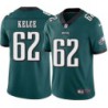 Jason Kelce #62 Eagles Cheap Green Jersey