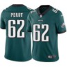 Petey Perot #62 Eagles Cheap Green Jersey