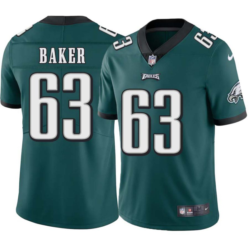 Ron Baker #63 Eagles Cheap Green Jersey