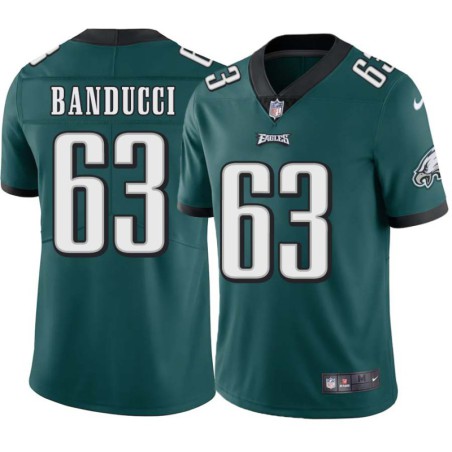 Bruno Banducci #63 Eagles Cheap Green Jersey