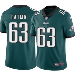 Tom Catlin #63 Eagles Cheap Green Jersey