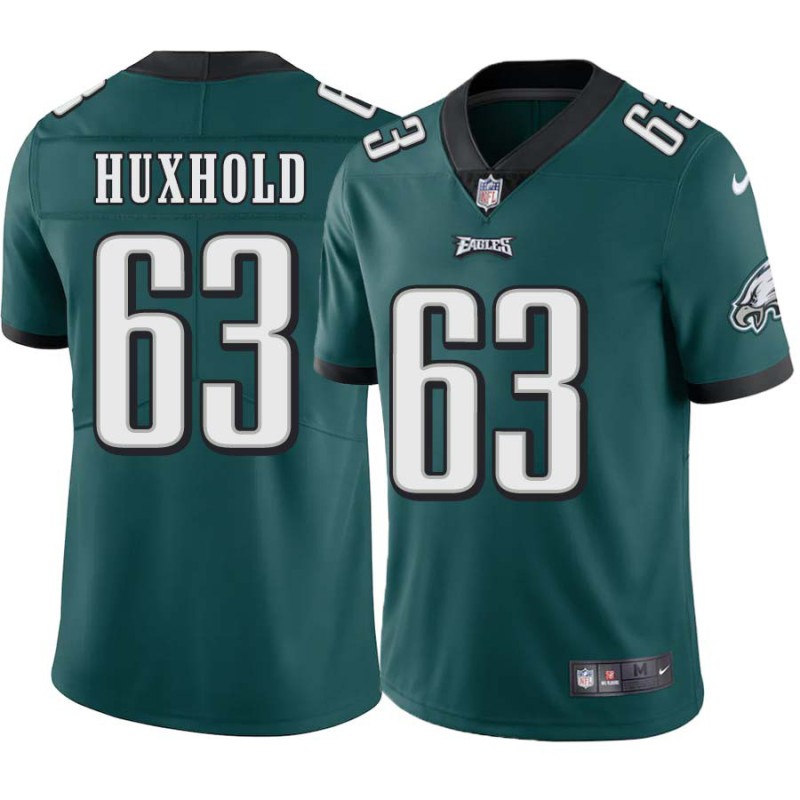 Ken Huxhold #63 Eagles Cheap Green Jersey