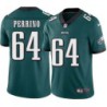 Mike Perrino #64 Eagles Cheap Green Jersey