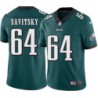 George Savitsky #64 Eagles Cheap Green Jersey