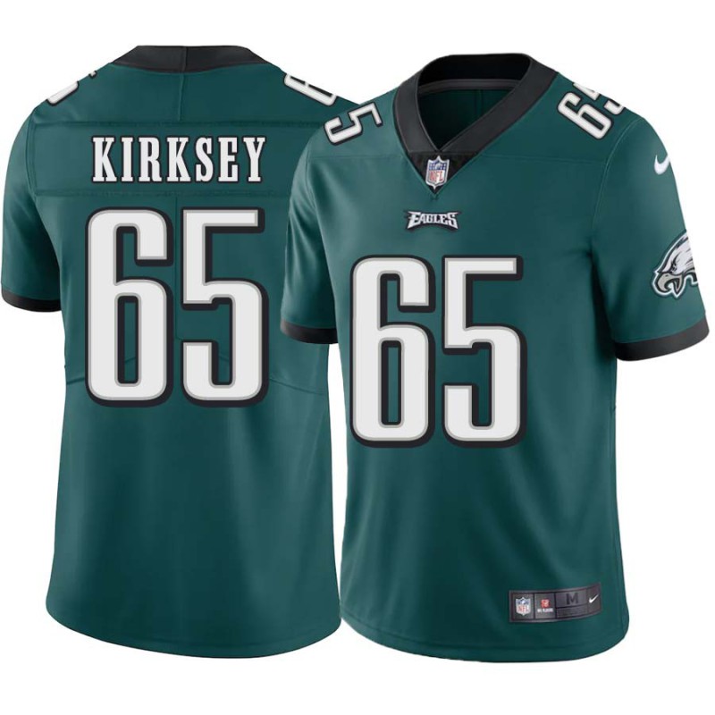 Roy Kirksey #65 Eagles Cheap Green Jersey