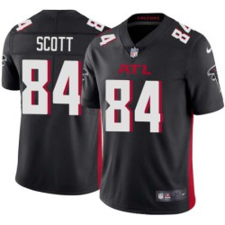 Falcons #84 Freddie Scott Football Jersey -Black