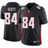 Falcons #84 Freddie Scott Football Jersey -Black