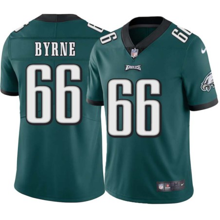 Bill Byrne #66 Eagles Cheap Green Jersey