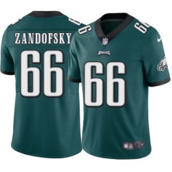 Mike Zandofsky #66 Eagles Cheap Green Jersey