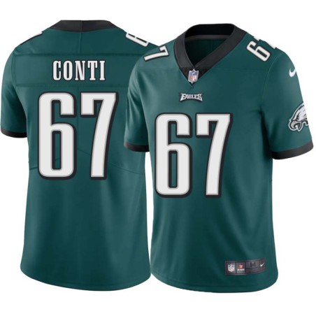 Enio Conti #67 Eagles Cheap Green Jersey