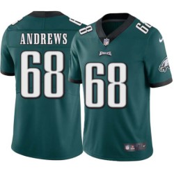 Josh Andrews #68 Eagles Cheap Green Jersey