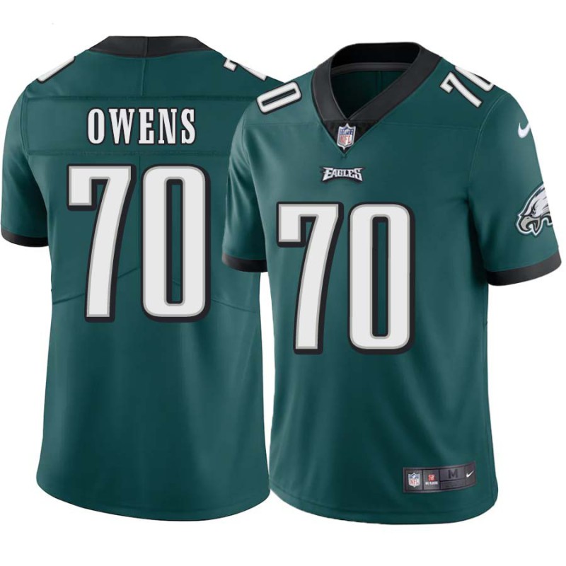 Don Owens #70 Eagles Cheap Green Jersey