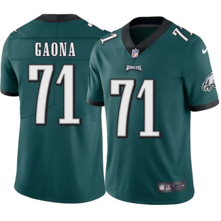 Bob Gaona #71 Eagles Cheap Green Jersey