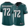 Jess Richardson #72 Eagles Cheap Green Jersey