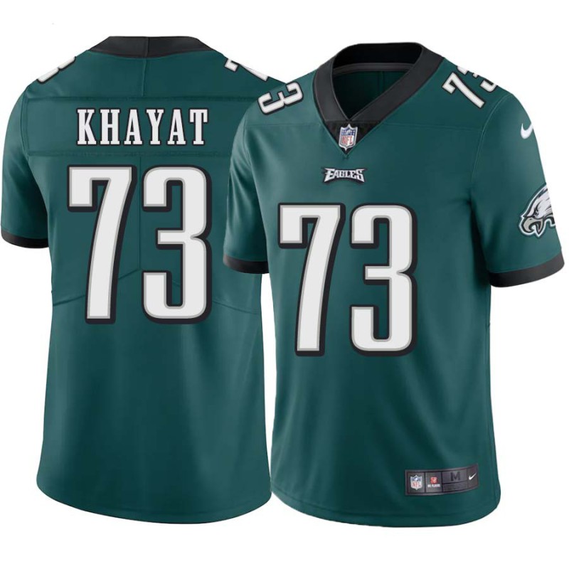 Ed Khayat #73 Eagles Cheap Green Jersey