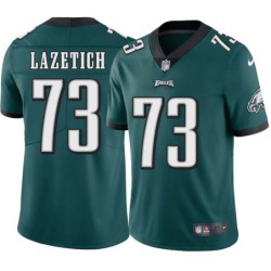 Pete Lazetich #73 Eagles Cheap Green Jersey