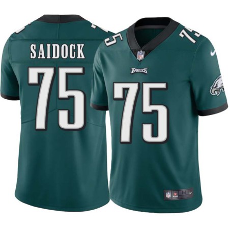 Tom Saidock #75 Eagles Cheap Green Jersey