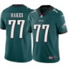 Don Oakes #77 Eagles Cheap Green Jersey