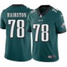 Carl Hairston #78 Eagles Cheap Green Jersey