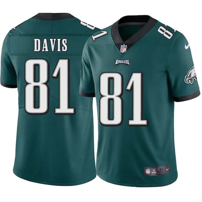 Stan Davis #81 Eagles Cheap Green Jersey