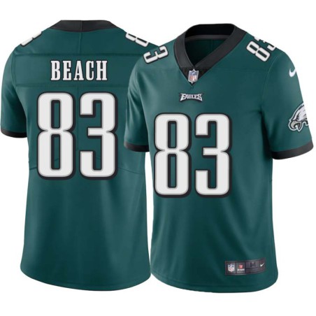 Pat Beach #83 Eagles Cheap Green Jersey