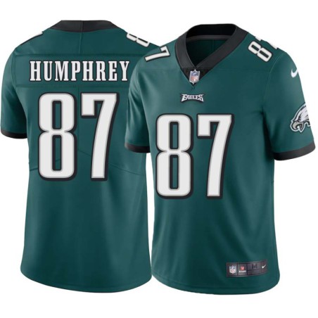 Claude Humphrey #87 Eagles Cheap Green Jersey