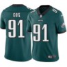 Fletcher Cox #91 Eagles Cheap Green Jersey